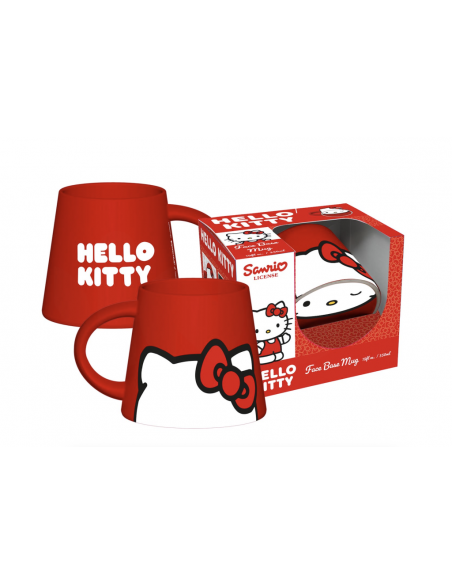 -19709-Merchandising - Hello Kitty - Taza Cónica Con Base Ilustrada 350 Ml-5063457052416