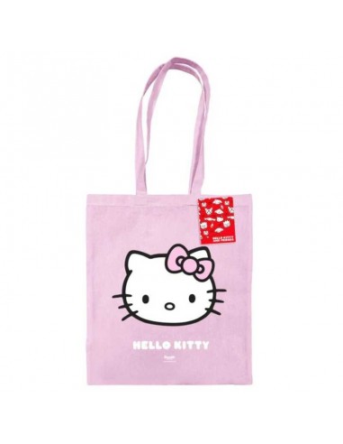 19684-Merchandising - Hello Kitty - Bolsa Loneta Rosa Pastel-5063457026776