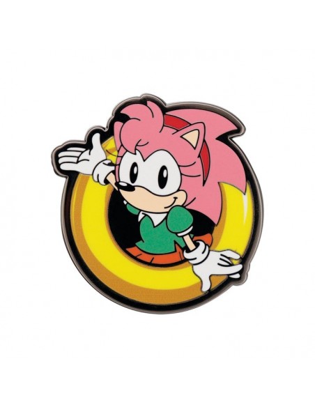 -19620-Merchandising - Pin Amy Sonic the Hedgehog Edición Limitada Fanattik-5061114760018