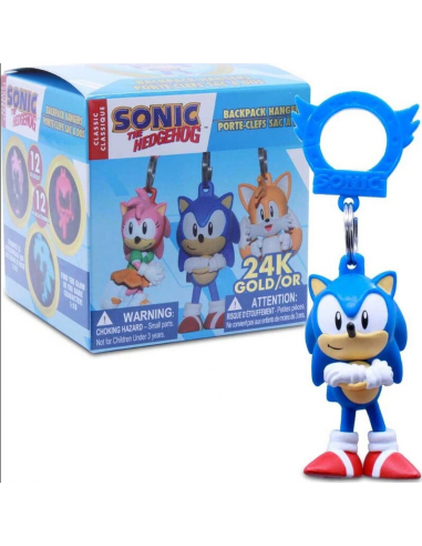 19619-Merchandising - Colgantes para mochila Sonic S6-0850076157715
