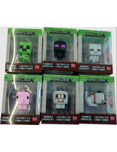 19610-Merchandising - Minecraft  Rubber Hangers-0850068592920