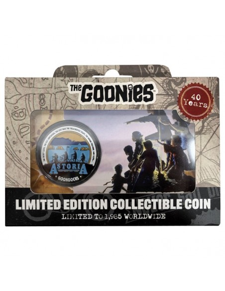 -19607-Merchandising - The Goonies 40th Anniversary Presentation Coin-5060948297035