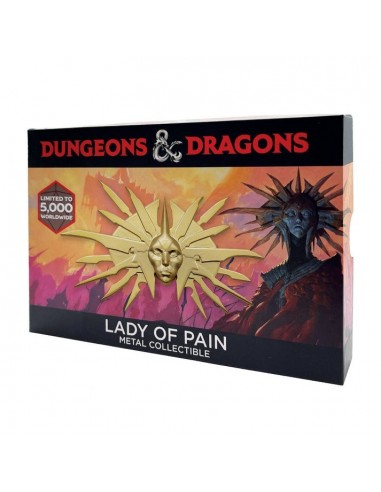 19603-Merchandising - Dungeons & Dragons Lady of Pain Limited Edition Medallion-5060948292078