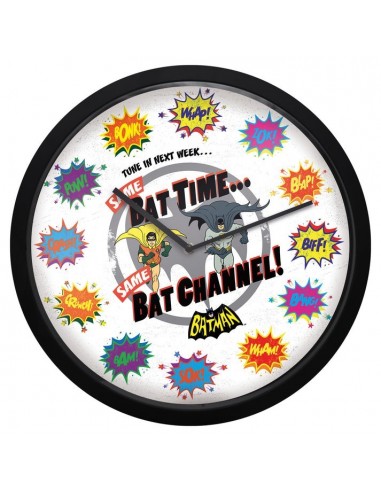 19596-Merchandising - DC Batman BAT TIME Wall Clock-5060662468384