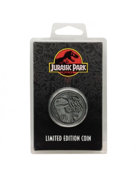 -19593-Merchandising - Jurassic Park Velociraptor Coin-5060948297479