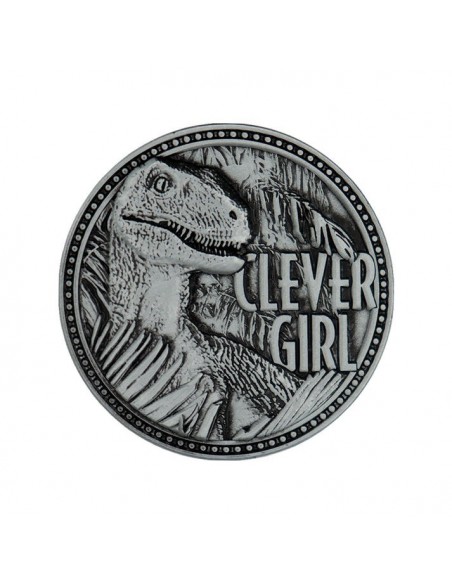 -19593-Merchandising - Jurassic Park Velociraptor Coin-5060948297479