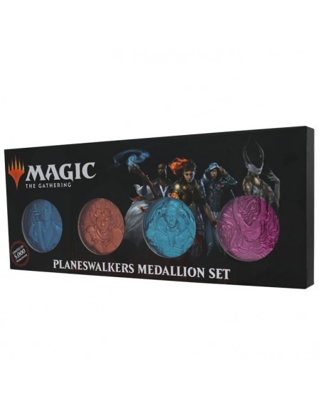 -19588-Merchandising - Magic the Gathering Limited Edition Planeswalkers Medallion Collection-5060662468353