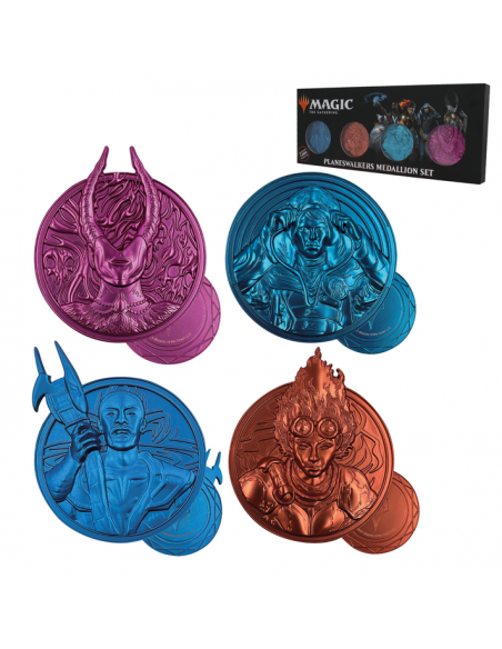 -19588-Merchandising - Magic the Gathering Limited Edition Planeswalkers Medallion Collection-5060662468353