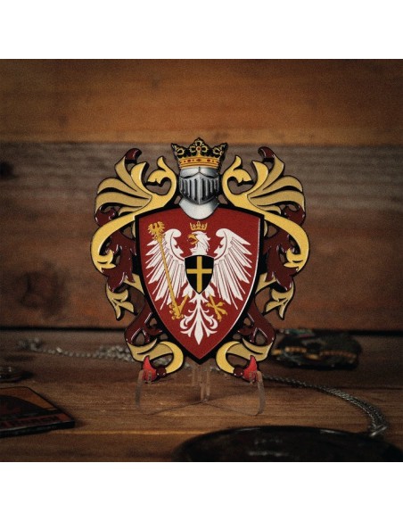 -19563-Merchandising - Medallón Emblema Redania The Witcher Fanattik Edición Limitada-5060948295567