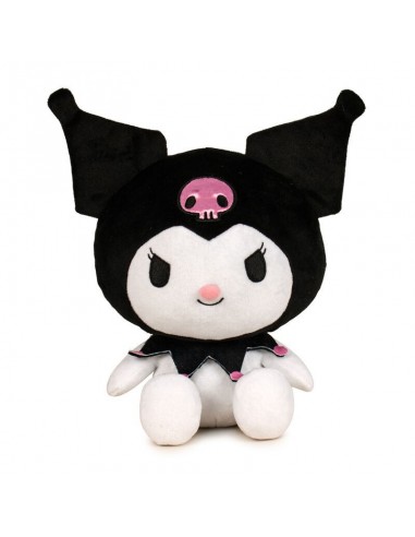 19544-Peluches - Peluche  Kuromi  15cm-9501395462868