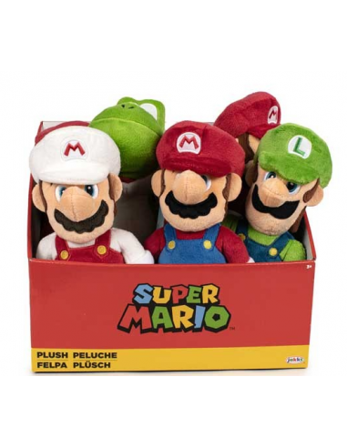 19542-Peluches - Peluche  Nintendo Mario 25 cm-9503718249538