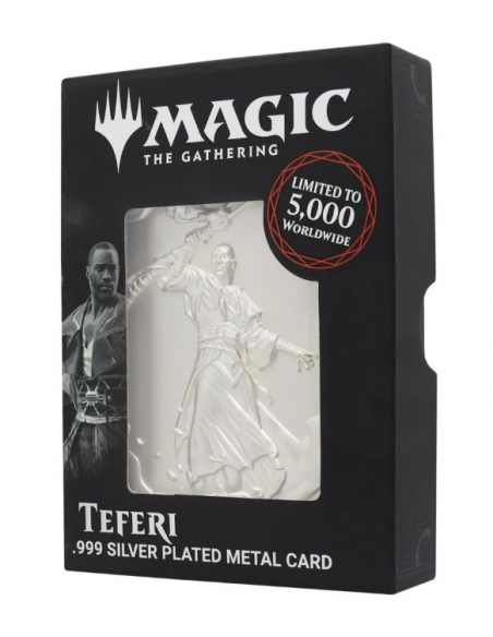 -19519-Merchandising - Magic the Gathering Limited Edition 999 Silver Plated Teferi Ingot-5060662469046