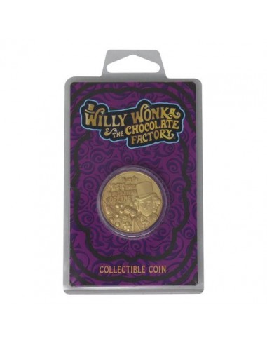 19501-Merchandising - Willy Wonka and the Chocolate Factory Limited Edition Collectible Coin-5060662469596