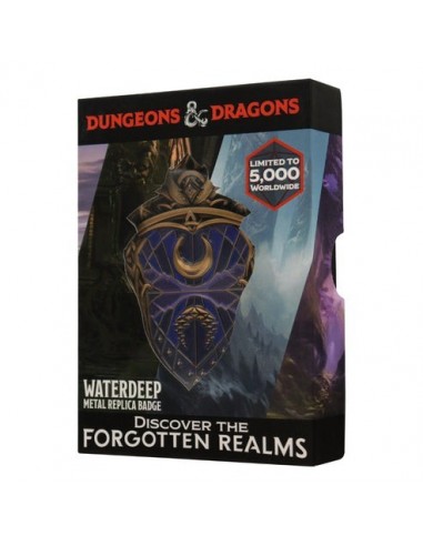 19495-Merchandising - Dungeons & Dragons Limited Edition Waterdeep Badge-5060948292337