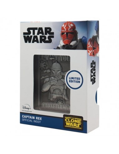 19489-Merchandising - Star Wars: The Clone Wars Captain Rex Ingot-5060948296854