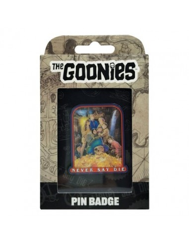 19488-Merchandising - The Goonies 40th Anniversary Never Say Die Pin Badge-5060948297882