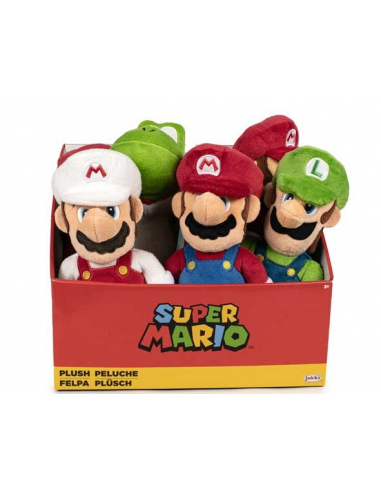 19475-Peluches - Peluche  Nintendo Fire Mario 25 cm-9507178345618