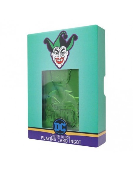 -19453-Merchandising - DC Comics The Joker Playing Card Limited Edition Ingot-5060662469367