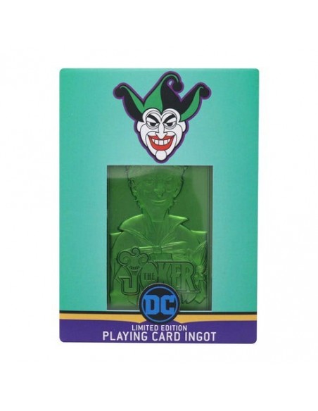 -19453-Merchandising - DC Comics The Joker Playing Card Limited Edition Ingot-5060662469367