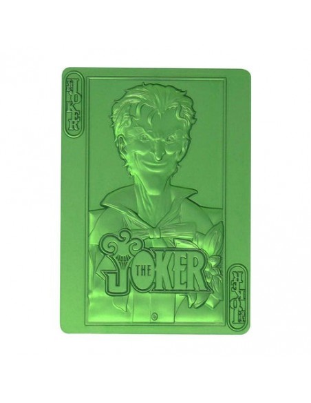 -19453-Merchandising - DC Comics The Joker Playing Card Limited Edition Ingot-5060662469367