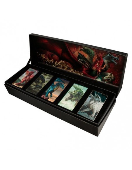 -19452-Merchandising - Dungeons & Dragons Chromatic Dragons Ingot Set-5060948293815