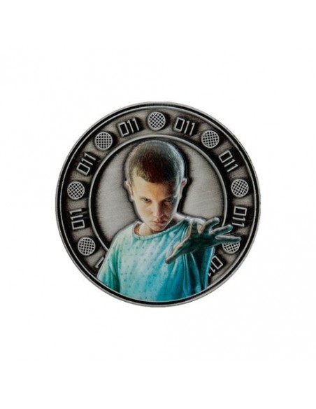 -19442-Merchandising - Stranger Things Eleven and Hopper Coin-5060948290173