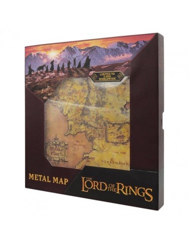 19437-Merchandising - The Lord of the Rings Metal Map-5060948293662