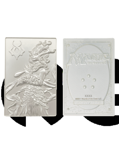 19430-Merchandising - Magic the Gathering Limited Edition 999 Silver Plated Vraska Ingot-5060662469435