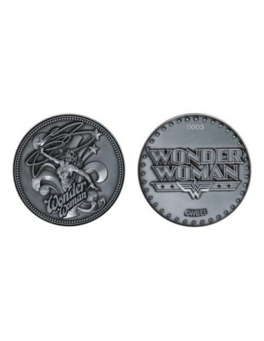 19429-Merchandising - DC Comics Wonderwoman Limited Edition Collectible Coin-5060662464591