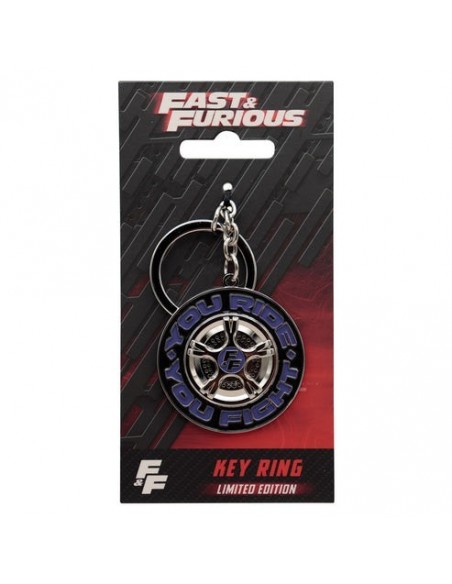 -19427-Merchandising - Fast & Furious You Ride You Fight Keyring-5060948297462