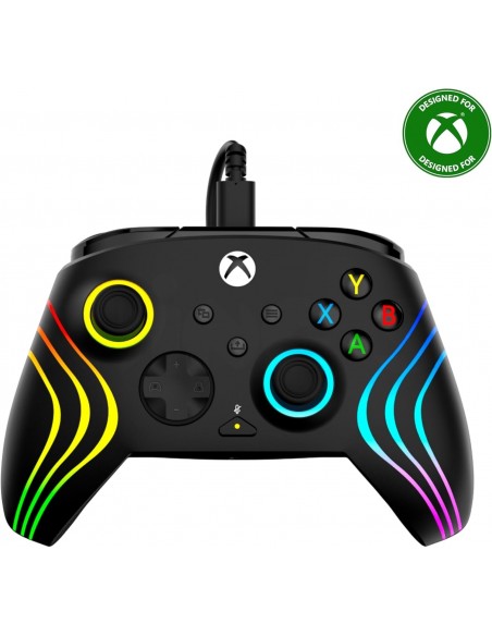 -17124-Xbox Series X - Afterglow Wave Wired Controller · Black-0840454400069