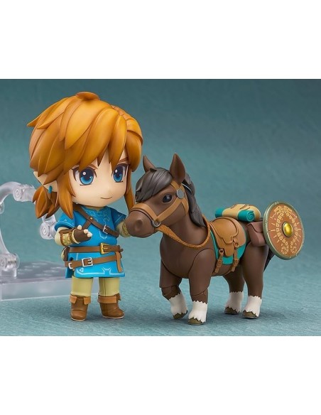 -20013-Figuras - Figura Link & Epona The Legend of Zelda: Breath of the Wild Deluxe Edition Nendoroid 10cm-4571697187665