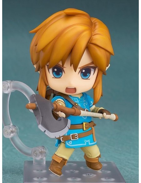 -20013-Figuras - Figura Link & Epona The Legend of Zelda: Breath of the Wild Deluxe Edition Nendoroid 10cm-4571697187665