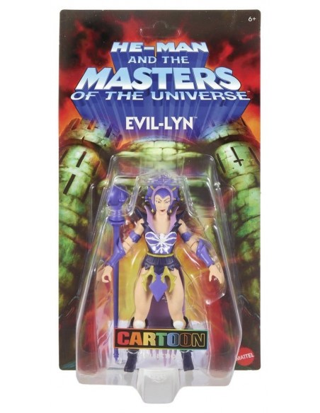 -19981-Figuras - Figura Evil-Lyn Masters of the Universe Origins Cartoon Collection Mattel 14cm-0194735333240