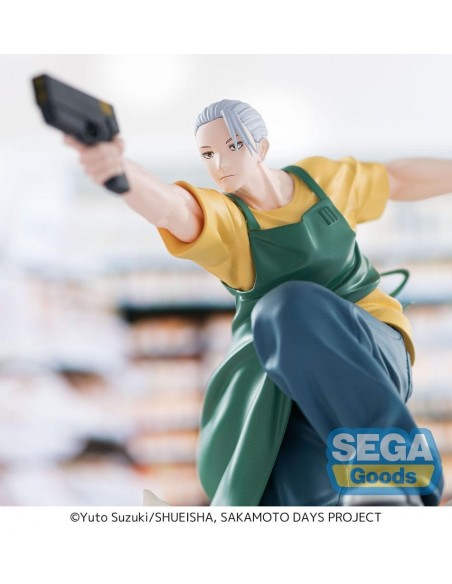 -19979-Figuras - Figura Taro Sakamoto Sakamoto Days Serious Ver. Luminasta Sega 21cm-4582733459202