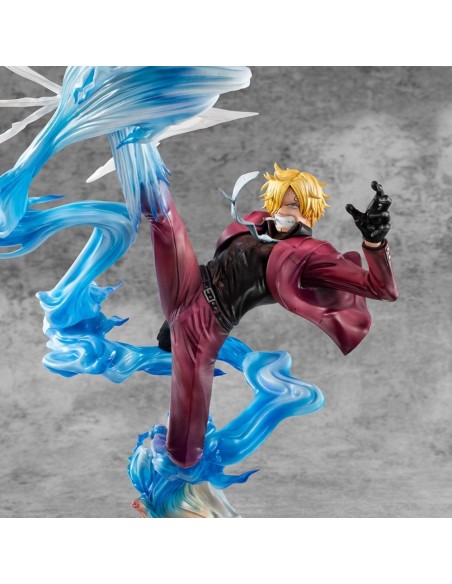 -19970-Figuras - Figura Sanji One Piece POP K-MAXIMUM Megahouse 30cm-4535123716553