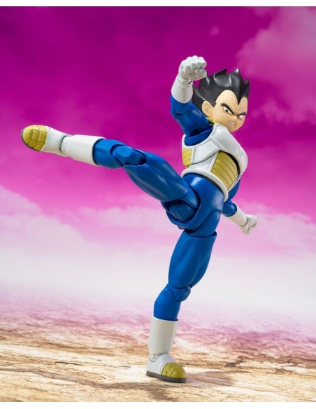 -19940-Figuras - Figura Vegeta Adulto Dragon Ball Daima SH Figuarts 14cm-4573102673459
