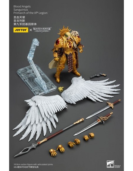 -19936-Figuras - Figura Primarca Sanguinius de los 9 Warhammer The Horus Heresy JoyToy 19cm-6927054400218