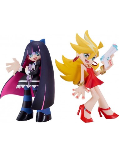 19920-Figuras - Pack de 2 Figuras Panty & Stocking Panty & Stocking with Garterbelt Pop Up Parade 15cm-4580828660496
