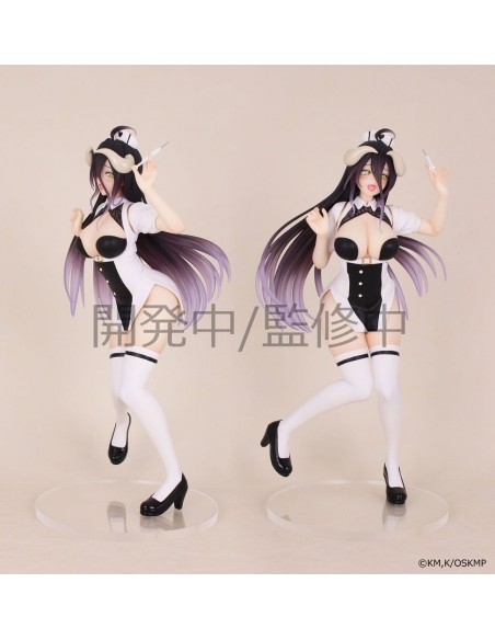 -19917-Figuras - Figura Albedo Overlord Nurse Ver. Vivit System Service 18cm-4533564038210