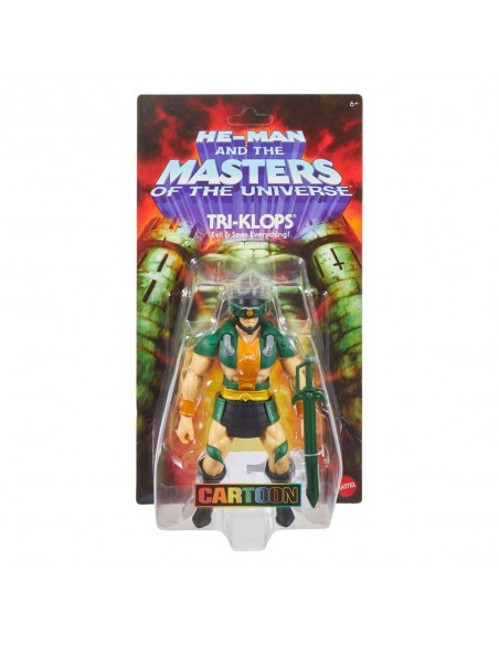 -19907-Figuras - Figura Tri-Klops Masters of the Universe Origins Mattel 14cm-0194735333448