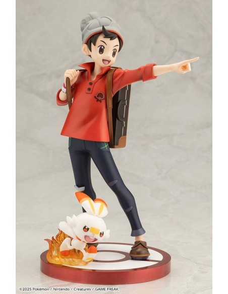 -19892-Figuras - Figura Victor & Scorbunny Pokémon ARTFX 1/8 Kotobukiya 21cm-4934054067718
