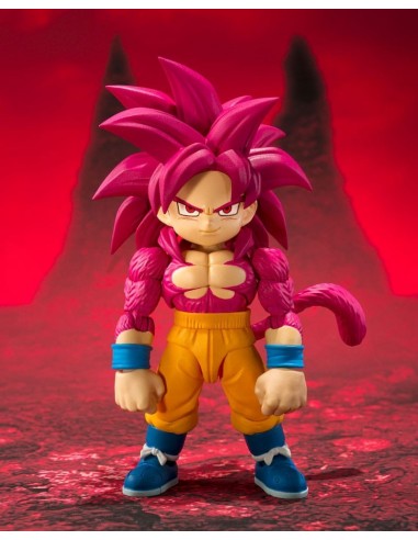 19888-Figuras - Figura Son Goku SS4 Dragon Ball Daima SH Figuarts Collectors Shop 8cm-4573102673497