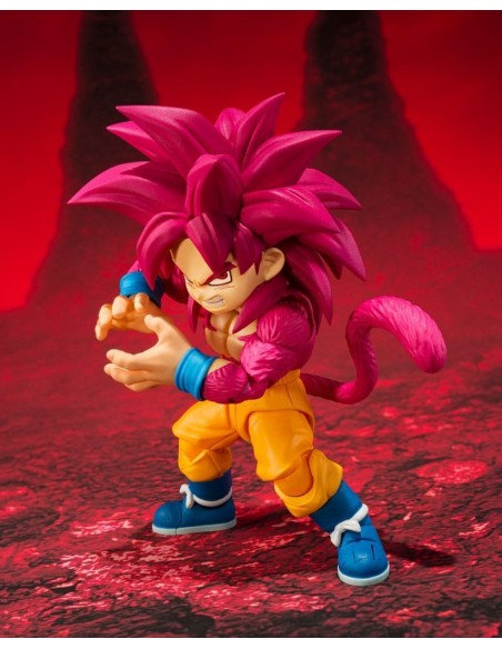-19888-Figuras - Figura Son Goku SS4 Dragon Ball Daima SH Figuarts Collectors Shop 8cm-4573102673497