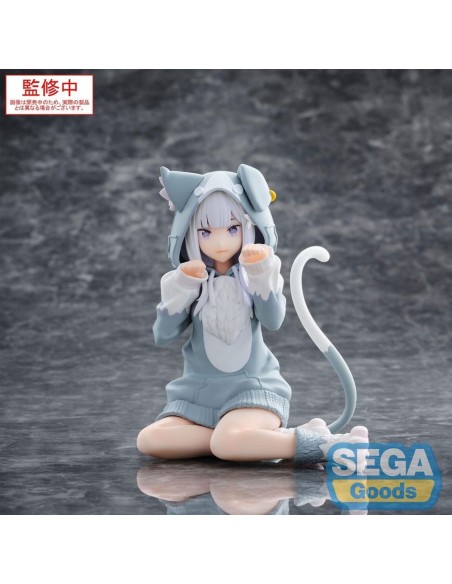 -19886-Figuras - Figura Emilia Re:Zero Yumemirize Mofumofu Sega 11cm-4582733454412