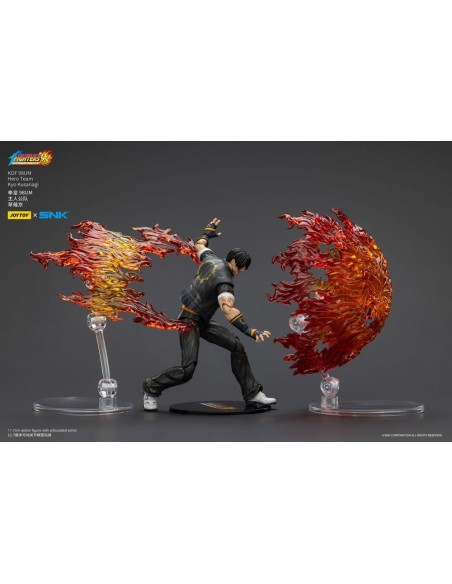-19874-Figuras - Figura Kyo Kusanagi The King of Fighters '98 Hero Team JoyToy 12cm-6927054401420