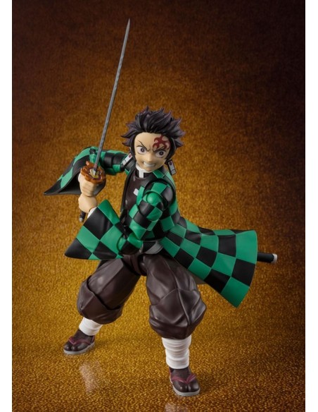 -19867-Figuras - Figura Tanjiro Kamado The Final Battle in the Infinity Castle Demon Slayer: Kimetsu no Yaiba S.H.Figuarts 14 cm-4573102693341
