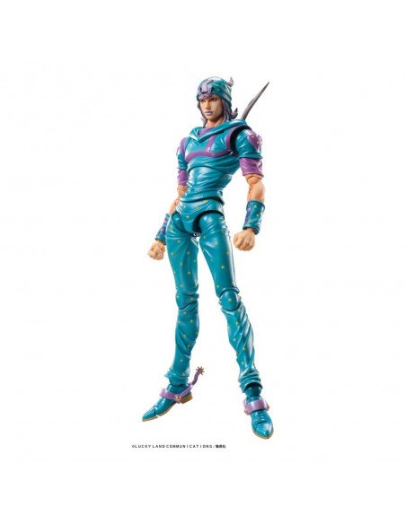 -19859-Figuras - Figura Johnny Joestar Jojo's Bizarre Adventure Steel Ball Run Medicos 15cm-4573613731594