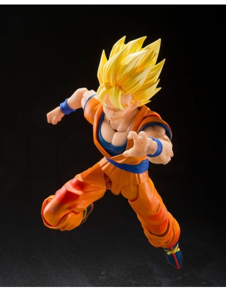 -19857-Figuras - Figura Son Goku Super Saiyan Dragon Ball Z The Games Begin Ver. SH Figuarts 15cm-4573102676122