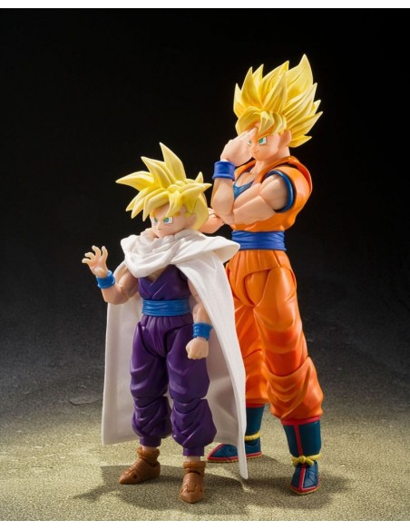 -19857-Figuras - Figura Son Goku Super Saiyan Dragon Ball Z The Games Begin Ver. SH Figuarts 15cm-4573102676122